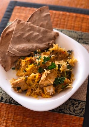 O poză a rețetei Chicken Tikka Biryani 🇮🇳.