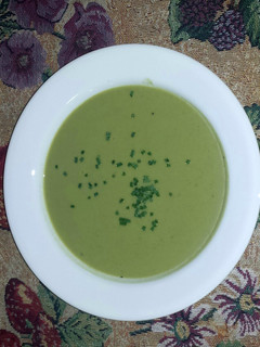 A picture of Simple Cream of Asparagus Soup.