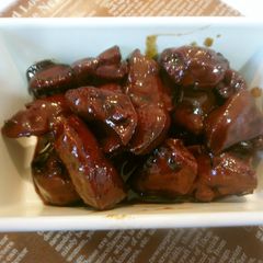 A picture of Chicken Giblets Simmered with Butter.