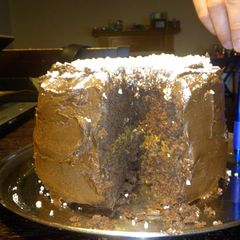 A picture of chocolate cake.