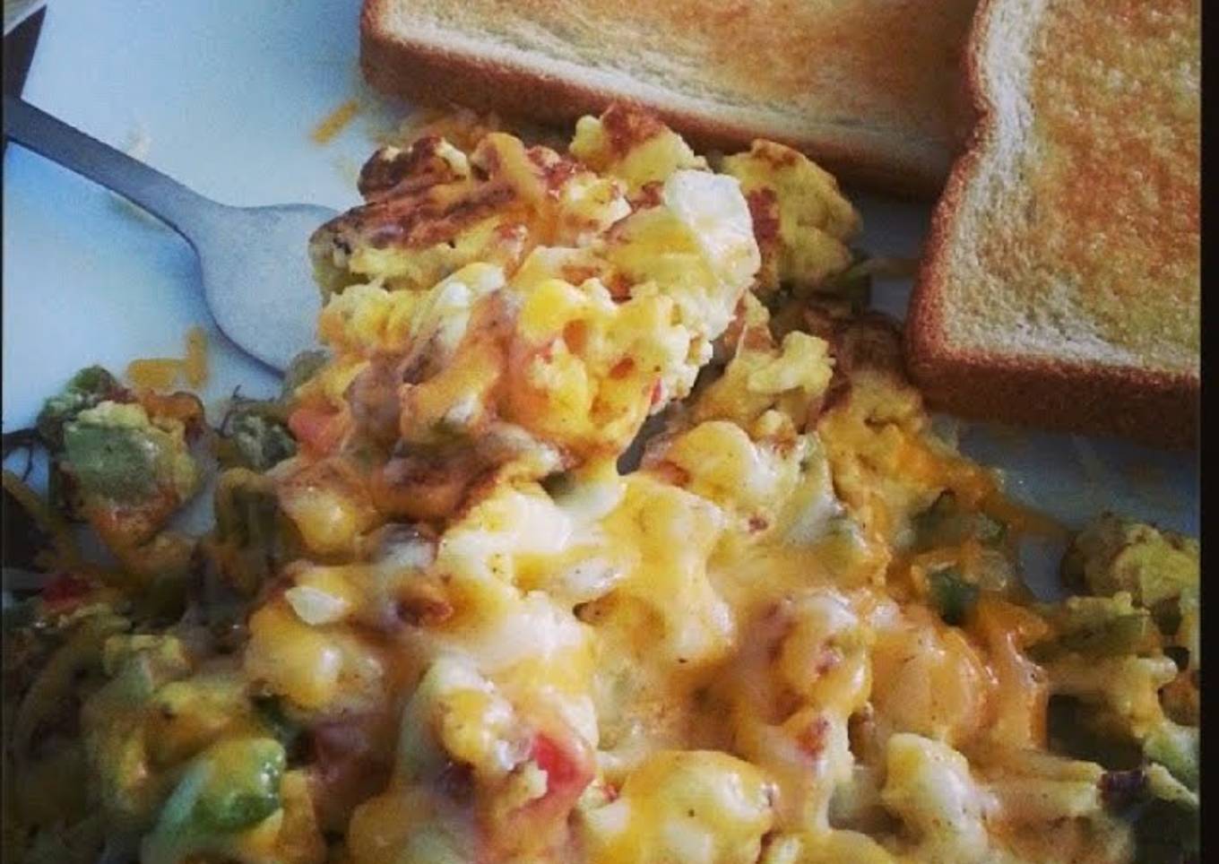 Cheesy Scrambled eggs