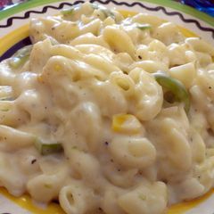 A picture of Badass Cheese Macaroni Stroganoff.