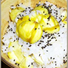 A picture of A Chef's Recipe for Easy Chestnut Rice.