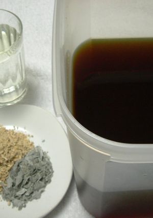 A picture of Homemade Additive-free Daishi Soy Sauce.