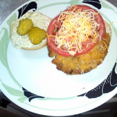 A picture of The Os Tuna Burger.