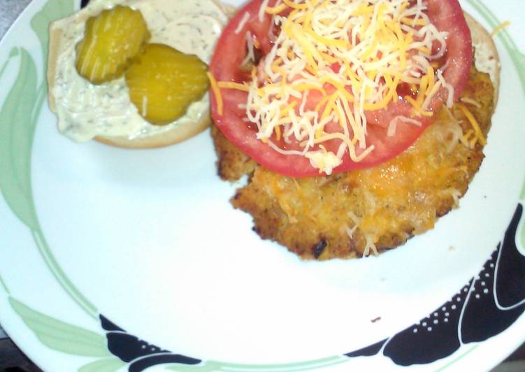 Recipe of Super Quick Homemade The Os Tuna Burger