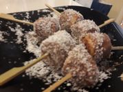 A picture of chocolate fruit bites