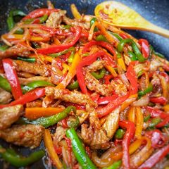 A picture of BEEF VEGGIES STIR-FRY.