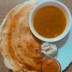 A picture of Masala Dosa.