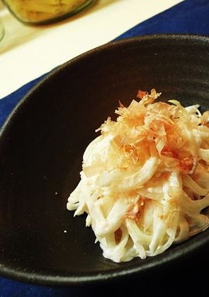 A picture of Sweet Onions with Umeboshi-Mayo Sauce.