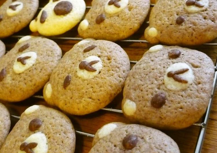 Simple Way to Prepare Quick Cute Teddy Bear Cookies (Gluten-Free)