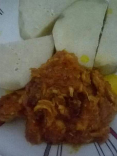 A picture of Yam and Smoked Fish Sauce.