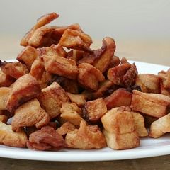 A picture of Deep Fried Pork Lard.