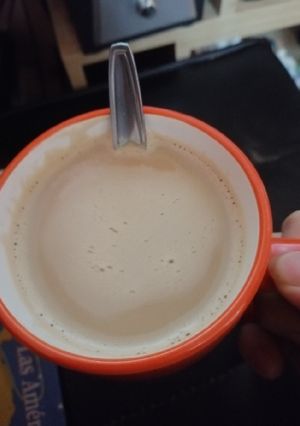 Una foto de Mockachino casero
