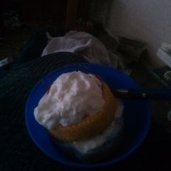 A picture of Strawberry short cake.