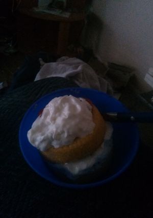 A picture of Strawberry short cake.