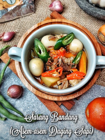 Langkah Gampang Menyiapkan Resep Sarang Bandang (Asem-asem Daging Sapi) Anti Ribet, Lezat Sekali