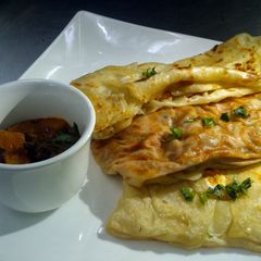 A picture of Roti Canai.