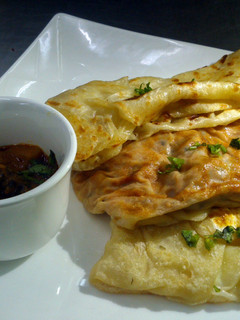 A picture of Roti Canai.