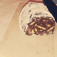 A picture of Chocolate Salami.