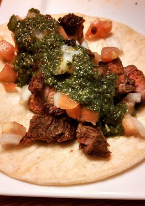 A picture of Argentine Chimichurri Sauce.
