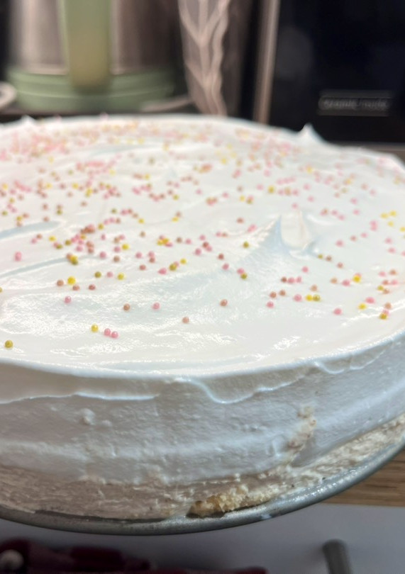 Gesztenyés tejszínes sütemény (sütés nélkül) recept fotója