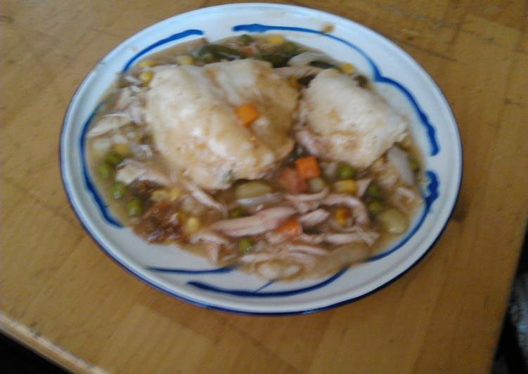 My big sister's chicken and dumplings