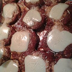 A picture of Eggplant parmesan.
