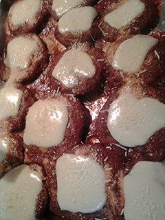 A picture of Eggplant parmesan.