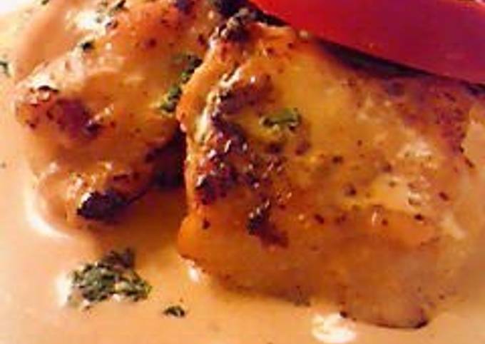 Recipe of Quick Authentic French-style Chicken in Cream Sauce