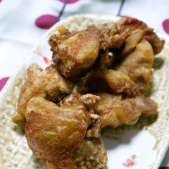 A picture of Chicken Kara-age with Dashida.