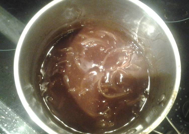 Steps to Prepare Super Quick Homemade Onion gravy