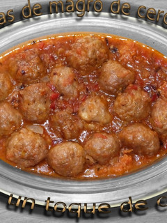 Foto principal de Albóndigas de magro ibérico con canela