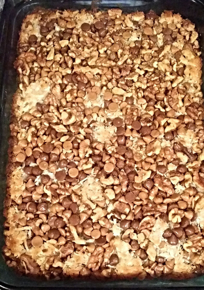 A picture of 7 Layer Cookie Bar.