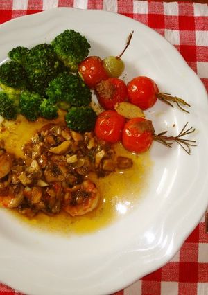 A picture of Anchovy and Tomatoes with Rosemary.