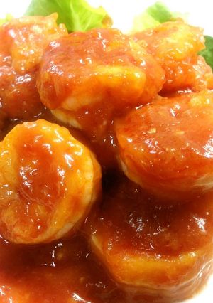 A picture of Authentic Shrimp with Chili Sauce in 15 Minutes.