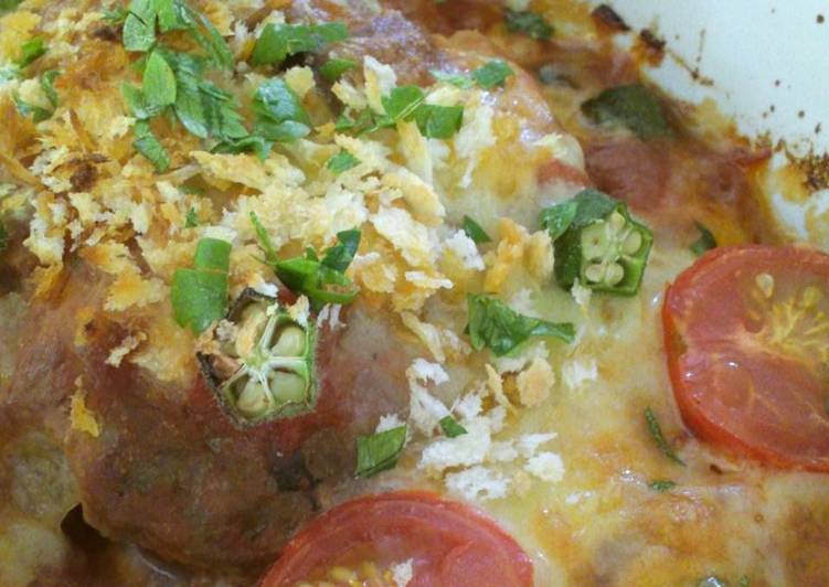 Simple Way to Make Quick Tomato Sauce Simmered Hamburger Gratin