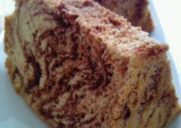 Step-by-Step Guide to Prepare Homemade Chocolate Chestnut Marble Chiffon Cake