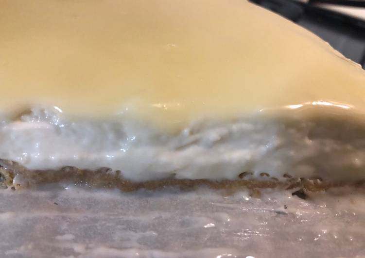 Cheesecake limone e cioccolato bianco