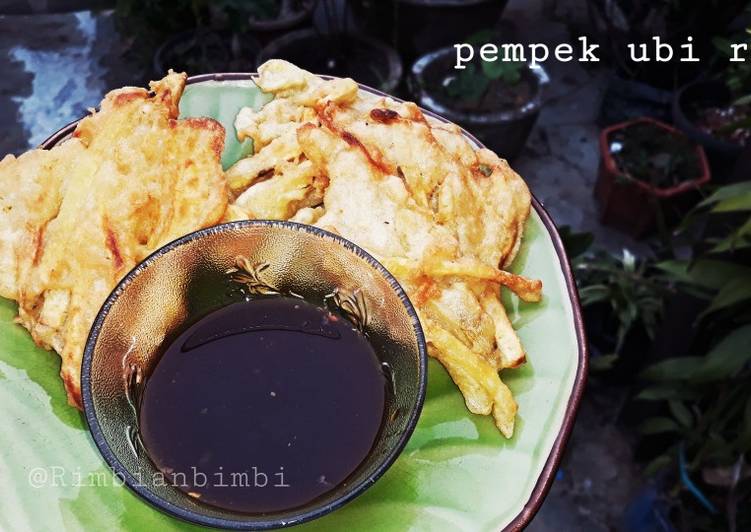 Bahan mengolah 4. Pempek ubi rambat yang nikmat