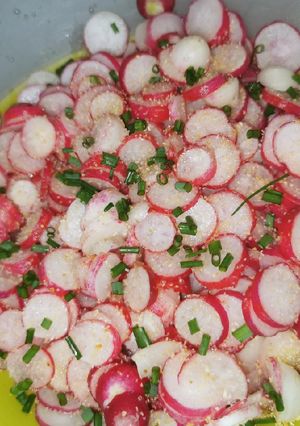 Une photo de Salades de radis