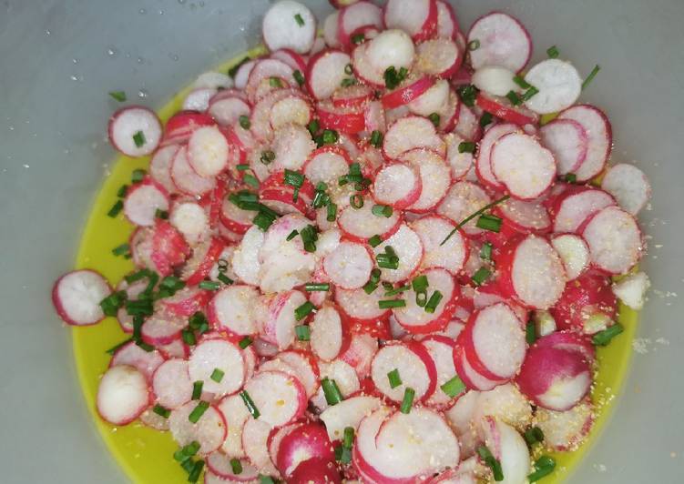 Comment Préparer Les Salades de radis