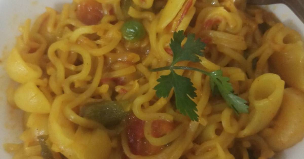 Maggi with pasta Recipe by Pooja Narang - Cookpad