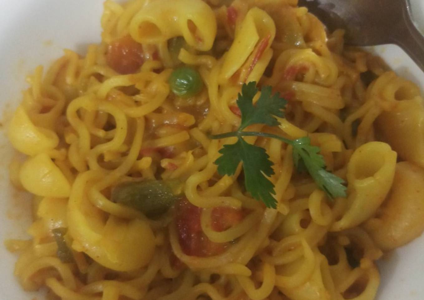 Maggi with pasta