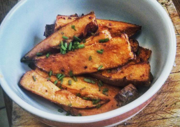 Steps to Make Any-night-of-the-week Sweet potato chips