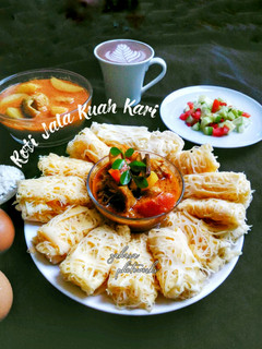 Foto resep Roti Jala Kuah Kari