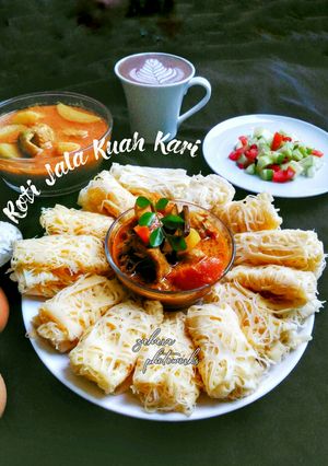 Foto resep Roti Jala Kuah Kari