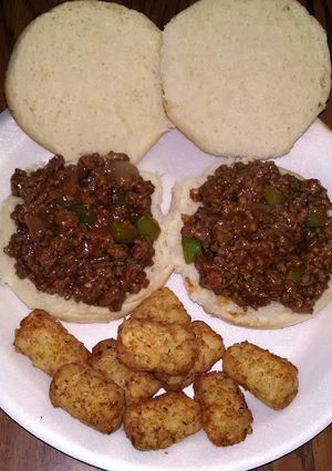 A picture of kid friendly sloppy joes.