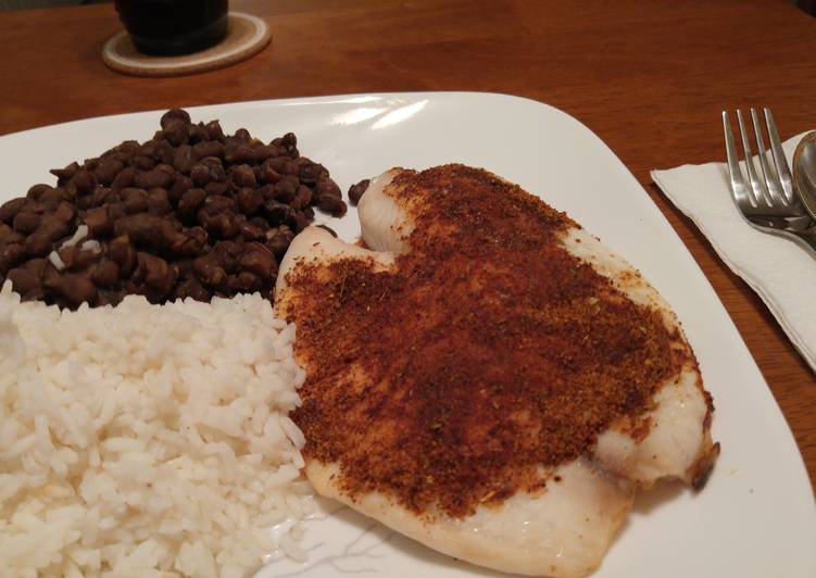 Recipe of Quick Spice Crusted Baked Tilapia