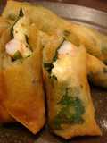 Plump Shrimp and Cheese Spring Rolls - Delicious Yakuzen Medicinal Cuisine